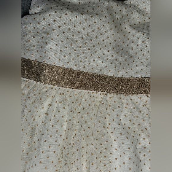 Carter's dress Cream And Gold Baby Girl's Sz 9 Months NWOT - Picture 2 of 7